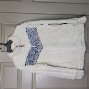 Original weatherproof vintage sherpa half sip long sleeve jacket size medium